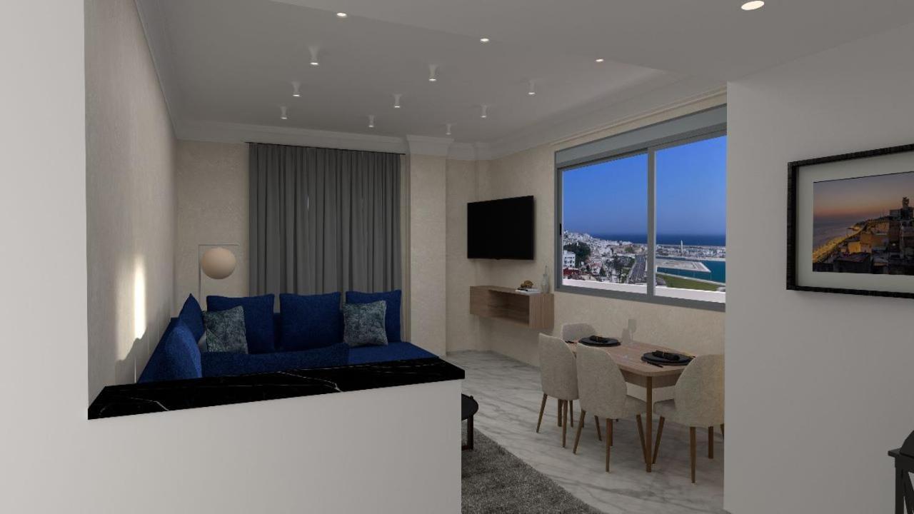 Appartement De Prestige, Vue Kasbah, Mer Et Vieux Port Tanger Buitenkant foto